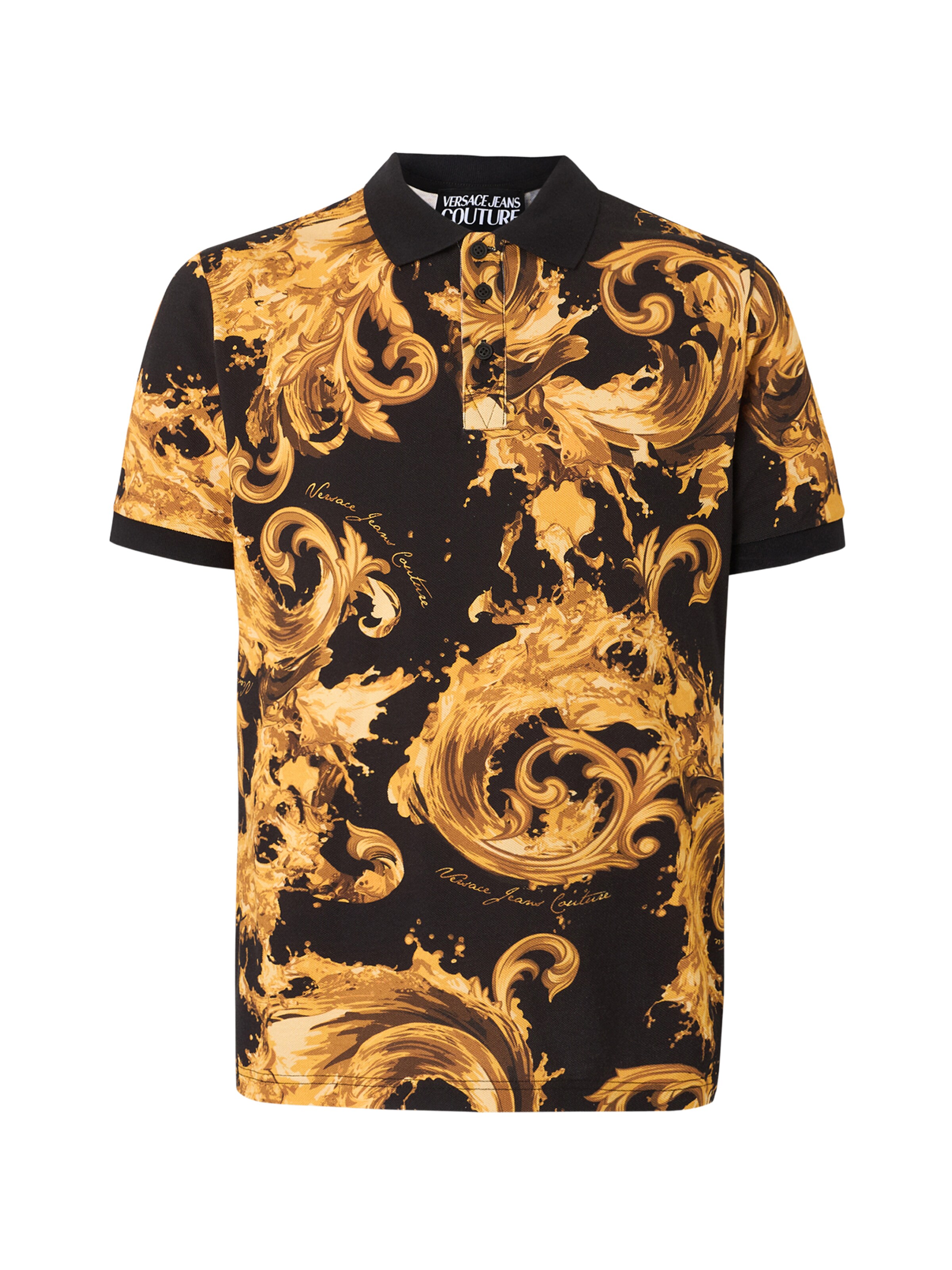 Versace Jeans Couture Shirt in Zwart: voorkant