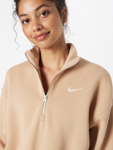 Nike Sportswear Mikina – béžová