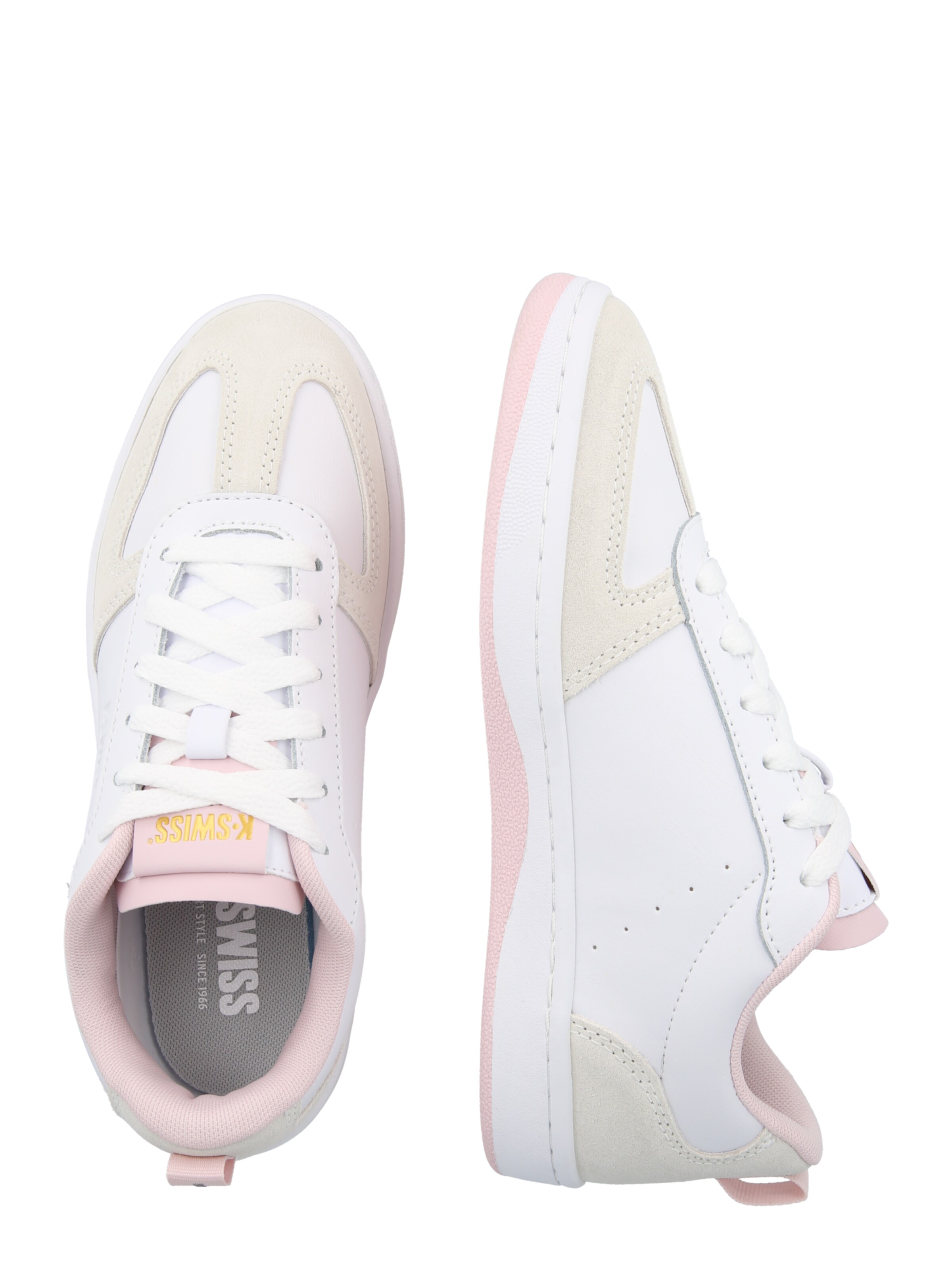 Sneaker bassa 'COURT VARSITY' di K-SWISS in bianco
