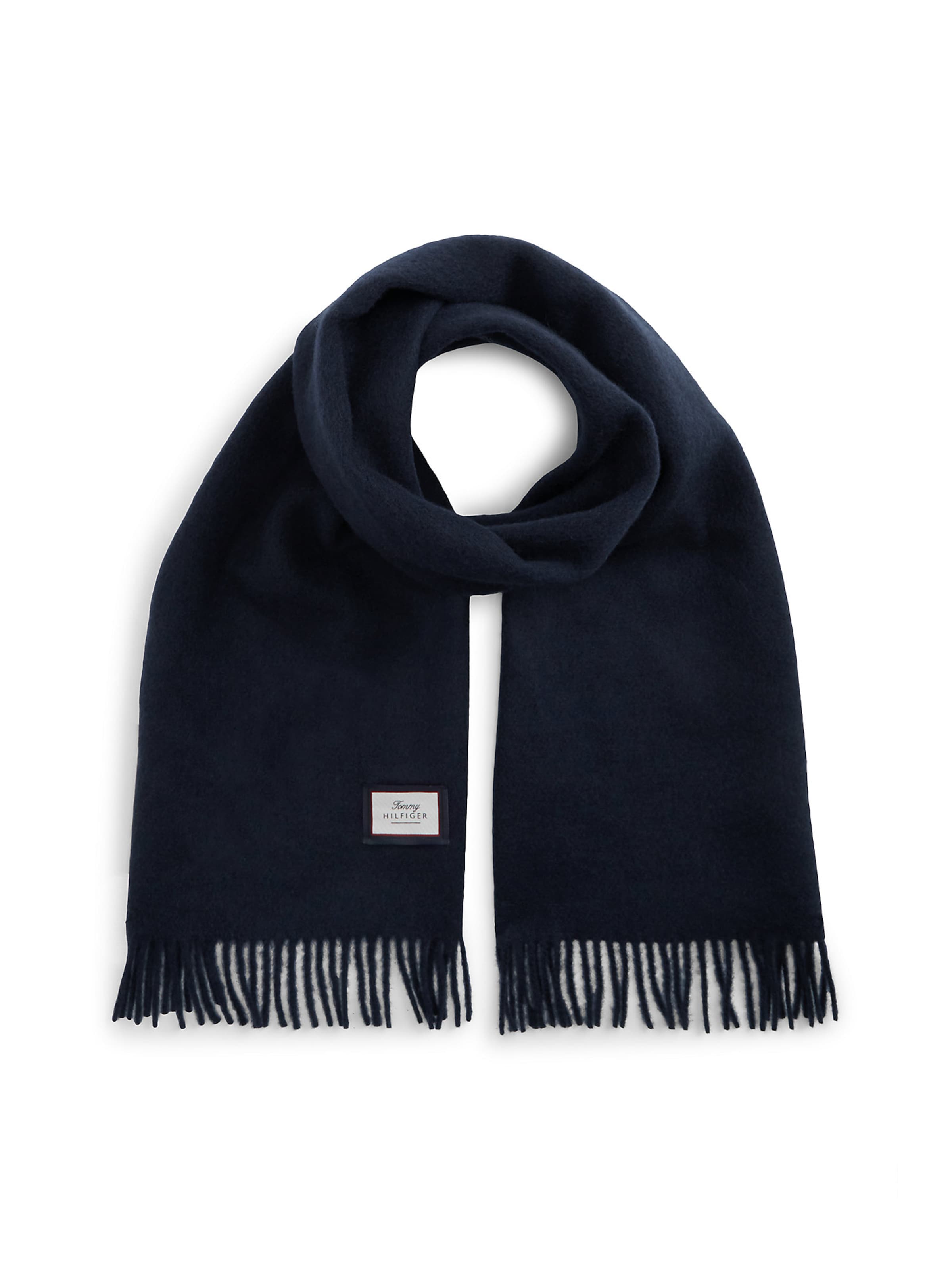 TOMMY HILFIGER Schal in Blau: Vorderseite