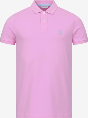 T-Shirt U.S. POLO ASSN. en rose : devant