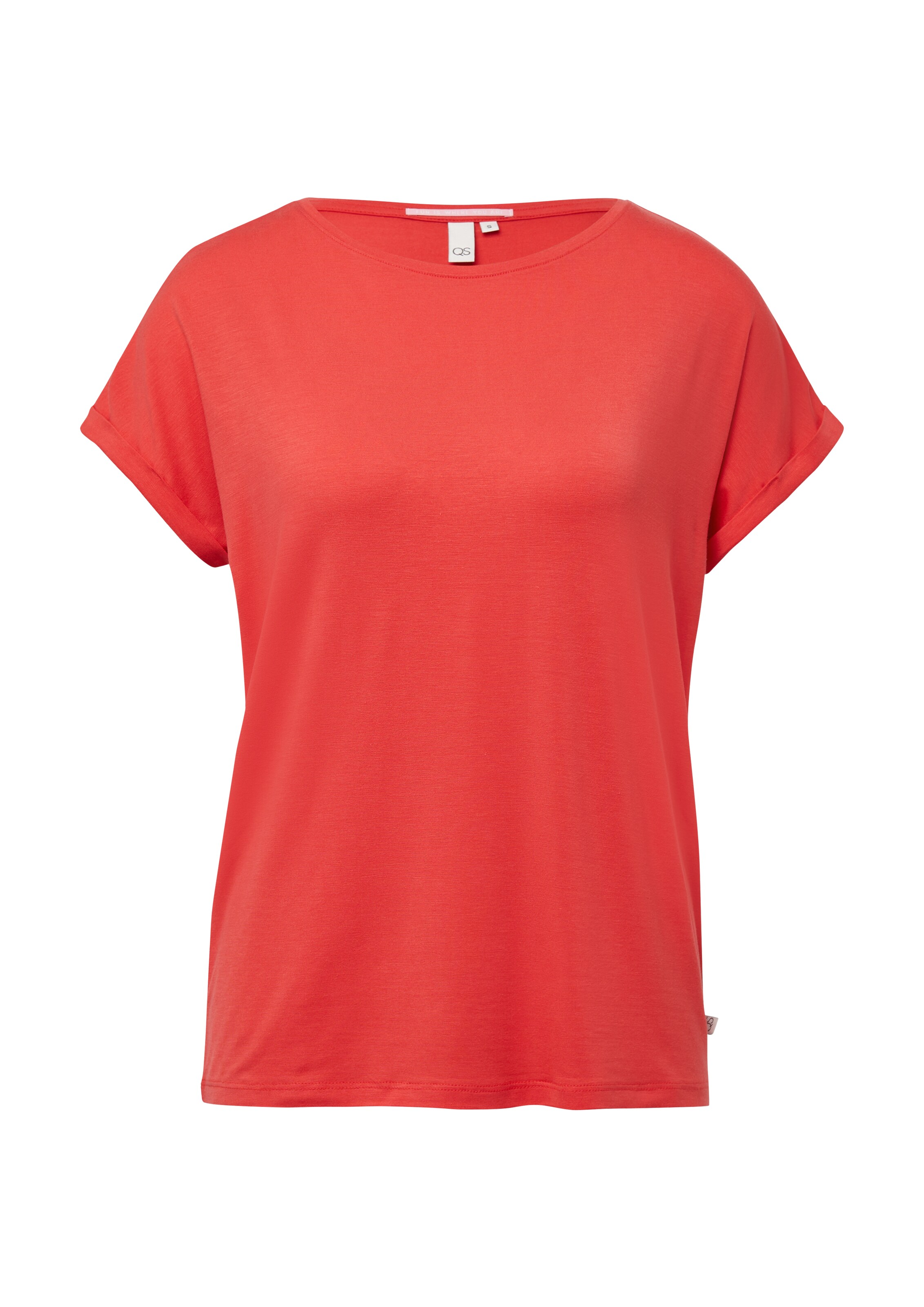 T-shirt QS en rouge : devant