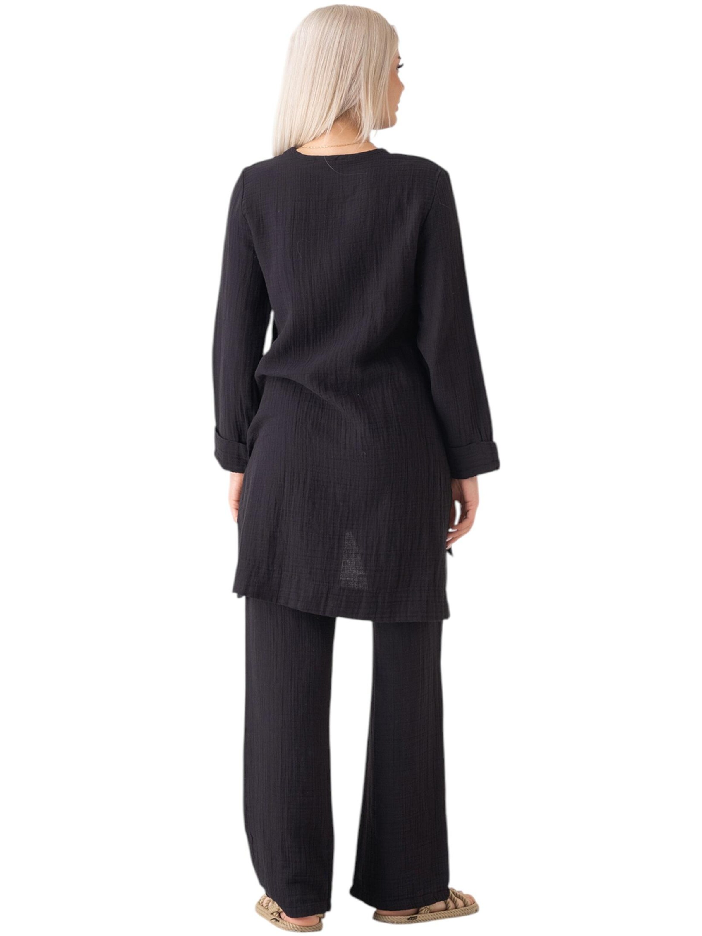 Tenue d'intérieur 'Ayda Modest' WENOR en noir