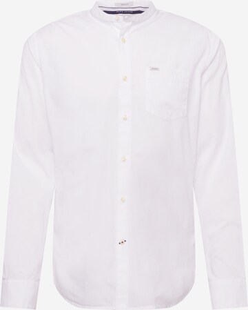 Pepe Jeans قميص 'KEVIN' بـ أبيض: الأمام