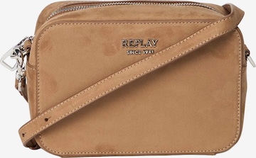 Borsa a tracolla di REPLAY in marrone: frontale