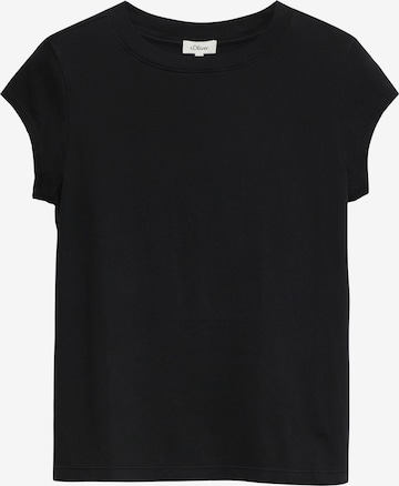 s.Oliver Shirt in Zwart: voorkant
