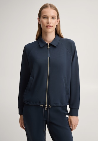 JOOP! Sweatvest in Blauw: voorkant