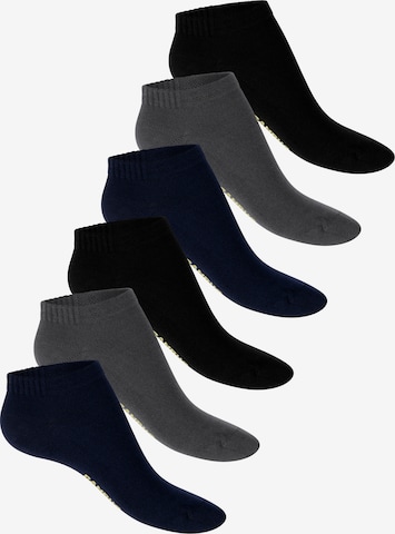 footstar Ankle Socks 'Comfort' in Grey: front