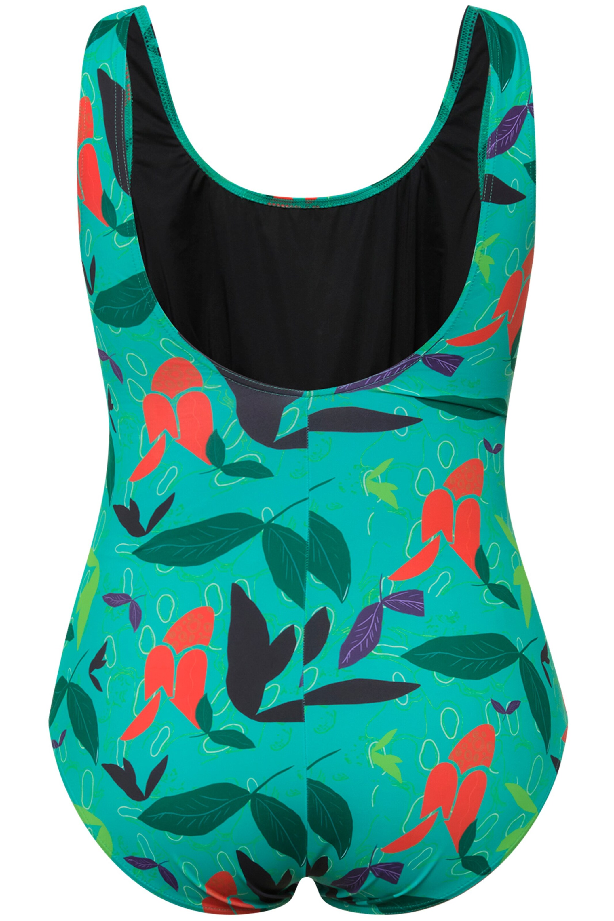 Ulla Popken Bustier Badpak in Groen