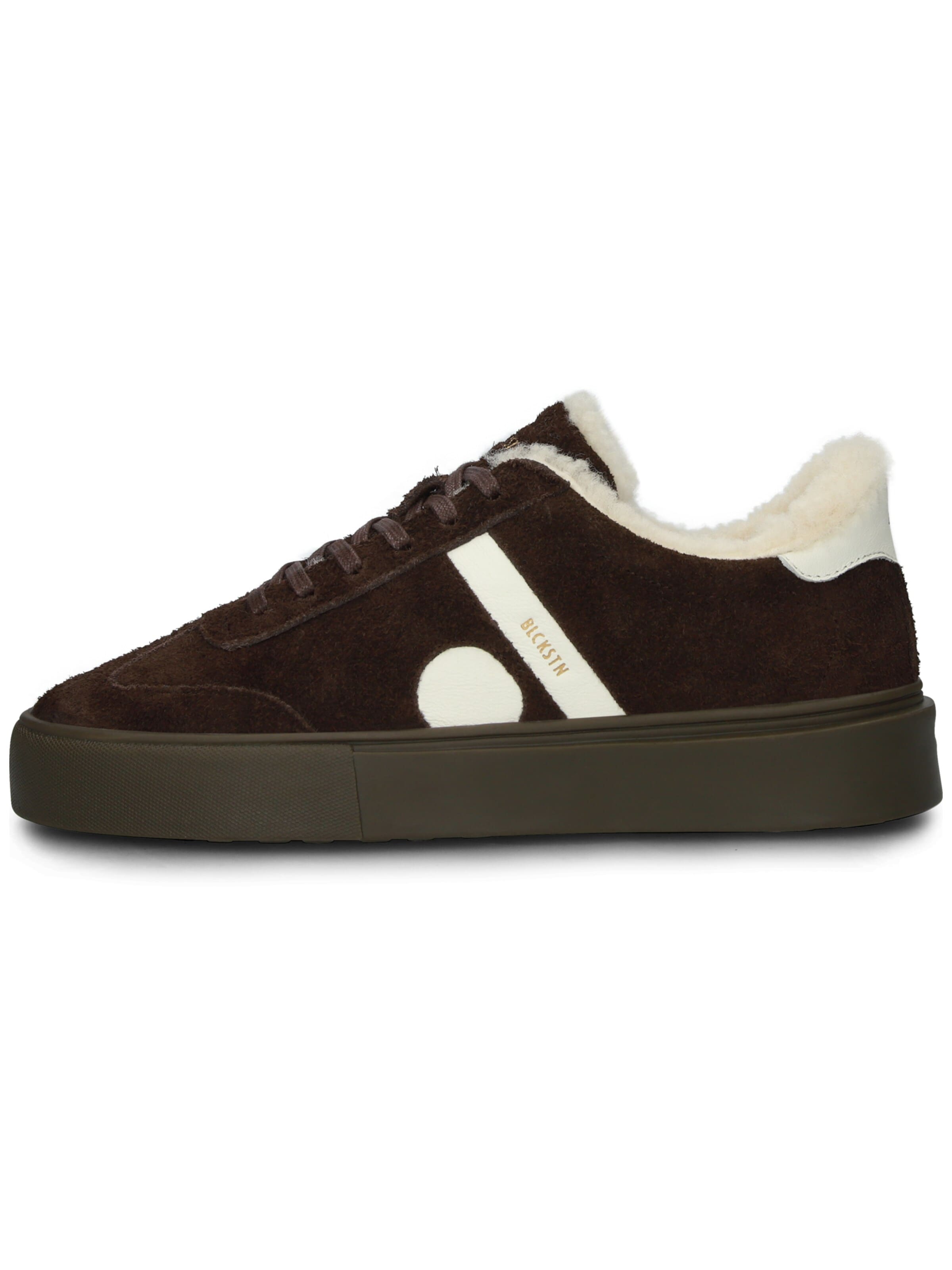BLACKSTONE Låg sneaker 'QUARTZ AUDEN' i brun