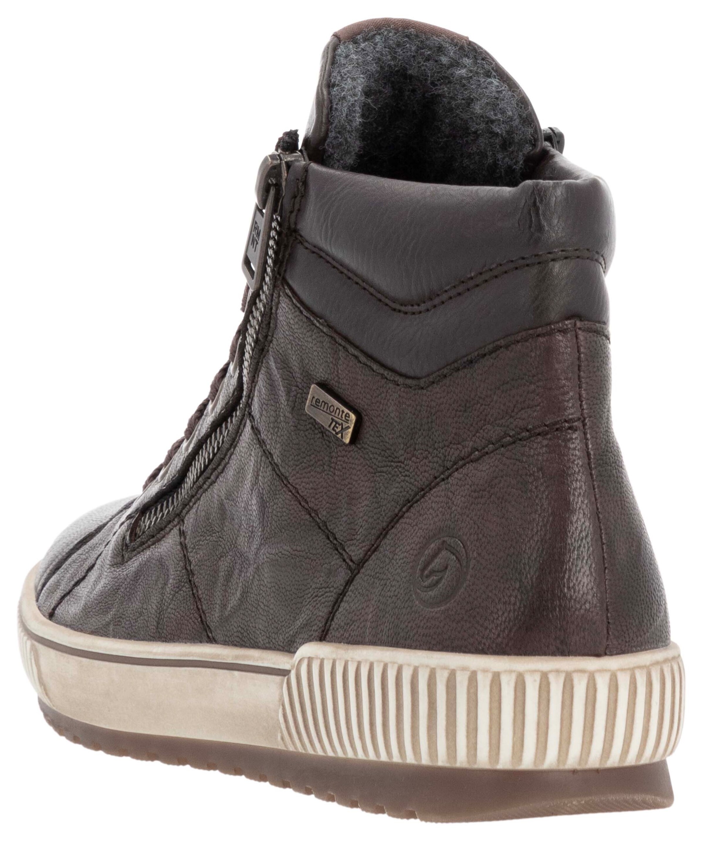 REMONTE High-Top Sneakers in Brown