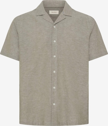 BLEND Button Up Shirt ' BHAban Cuba Linen Mix ' in Green: front