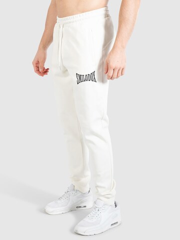 Smilodox Slim fit Pants 'Classic Pro' in White