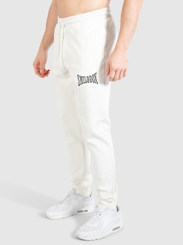 Coupe slim Pantalon 'Classic Pro' Smilodox en blanc