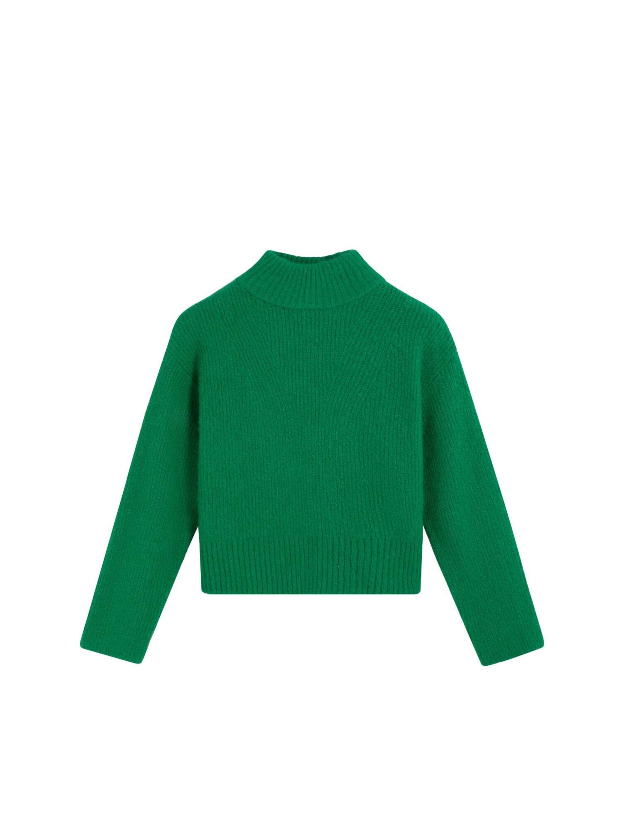 Scalpers Pulóver 'Uor' - zöld: elől