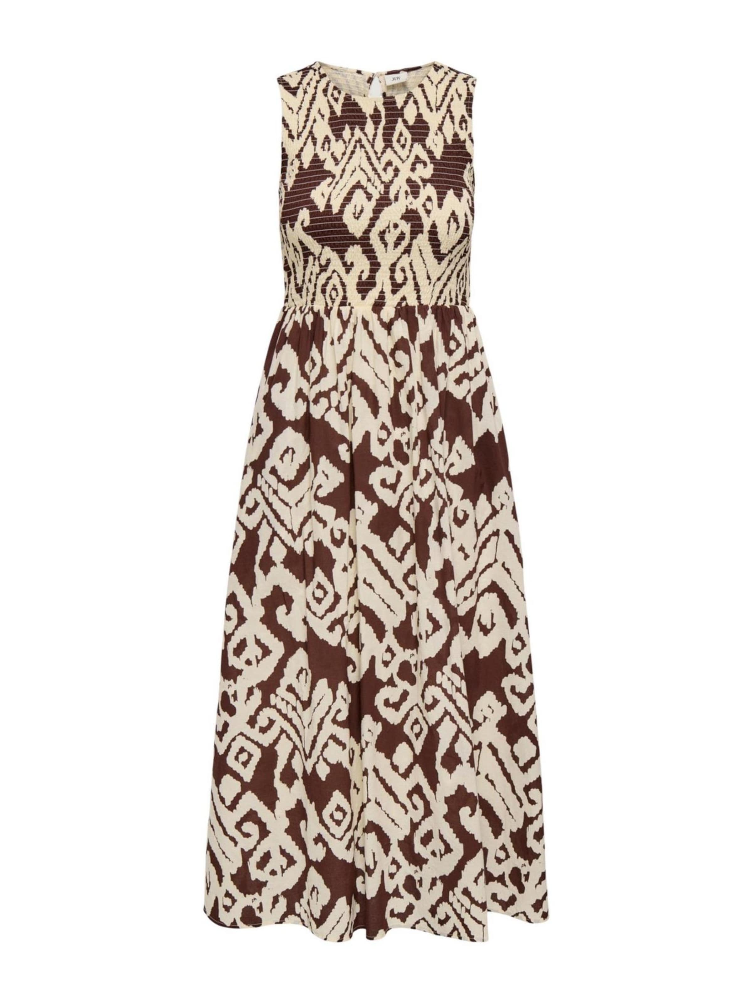 Abito estivo 'Jdydiego S/L Smock Midi Dress Wvn Noos 15373074' di JDY in marrone