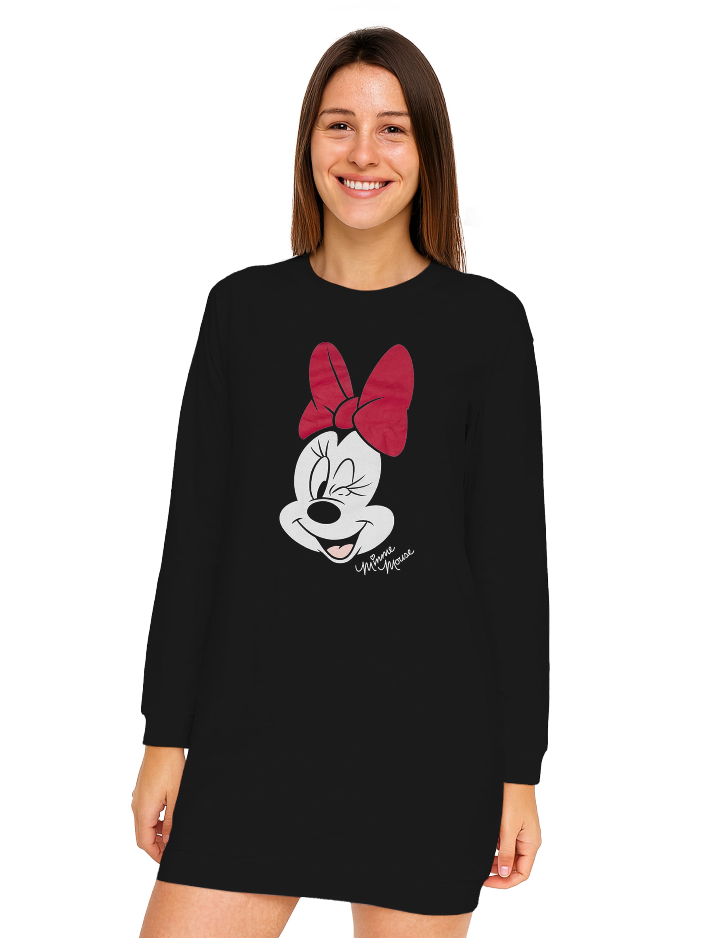 DISNEY Nachthemd‌‌‌‌‌‌ in Schwarz: Vorderseite