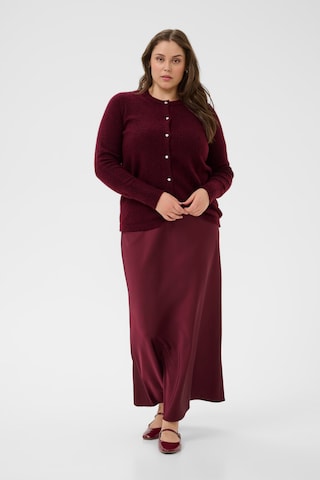 KAFFE CURVE Cardigan 'Niela' i rød