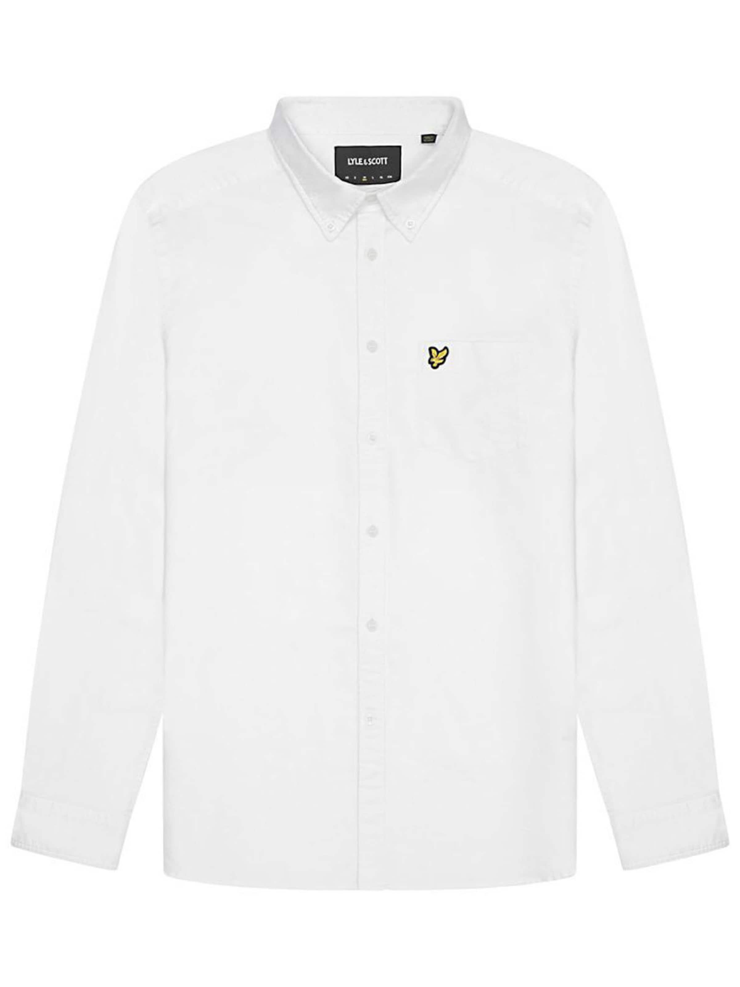 Chemise Lyle & Scott Big&Tall en blanc : devant