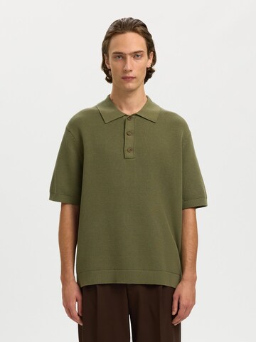 SELECTED - Jersey en verde: frente