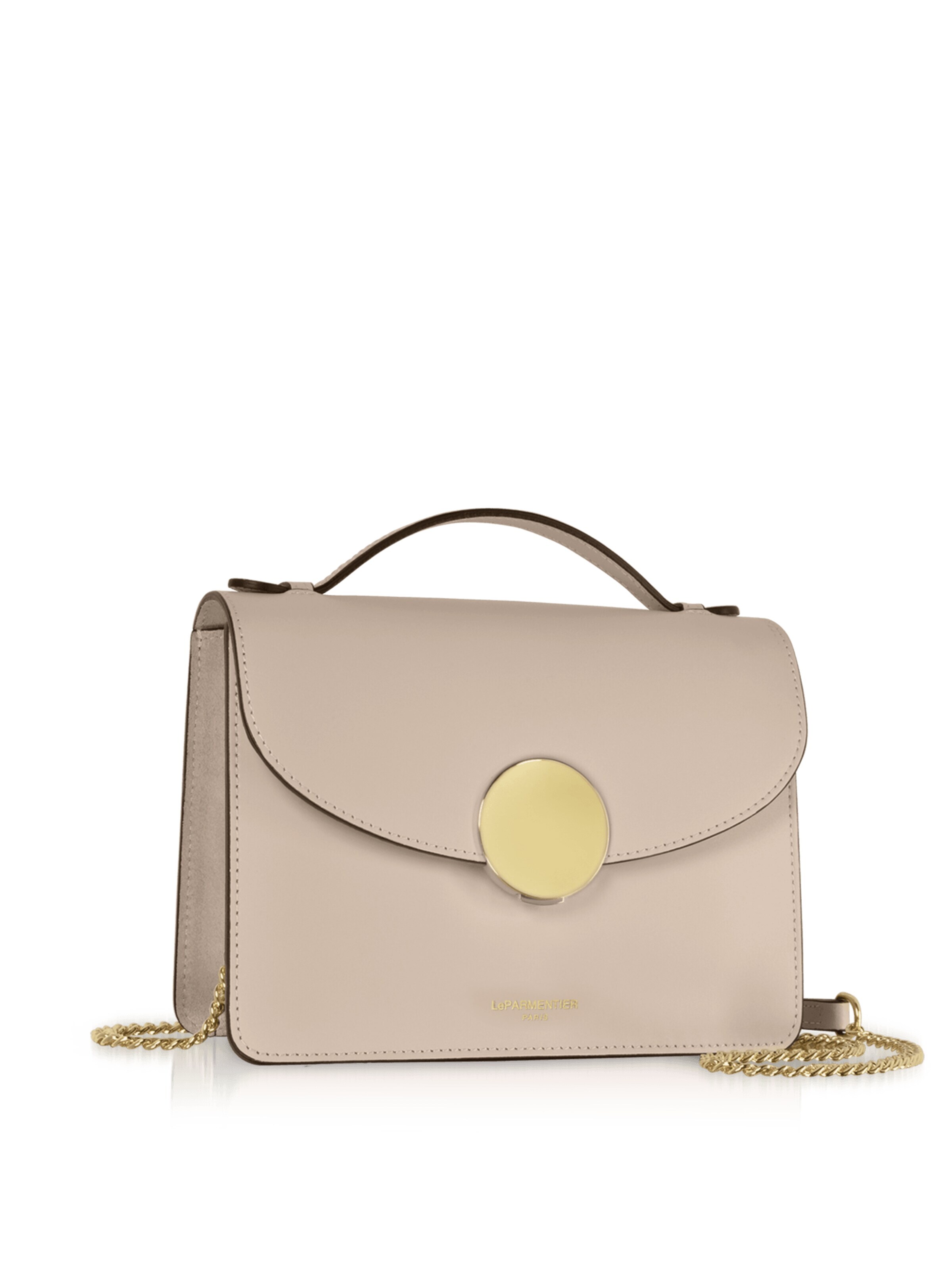 LeParmentier - Bolso de mano 'New Ondina' en beige