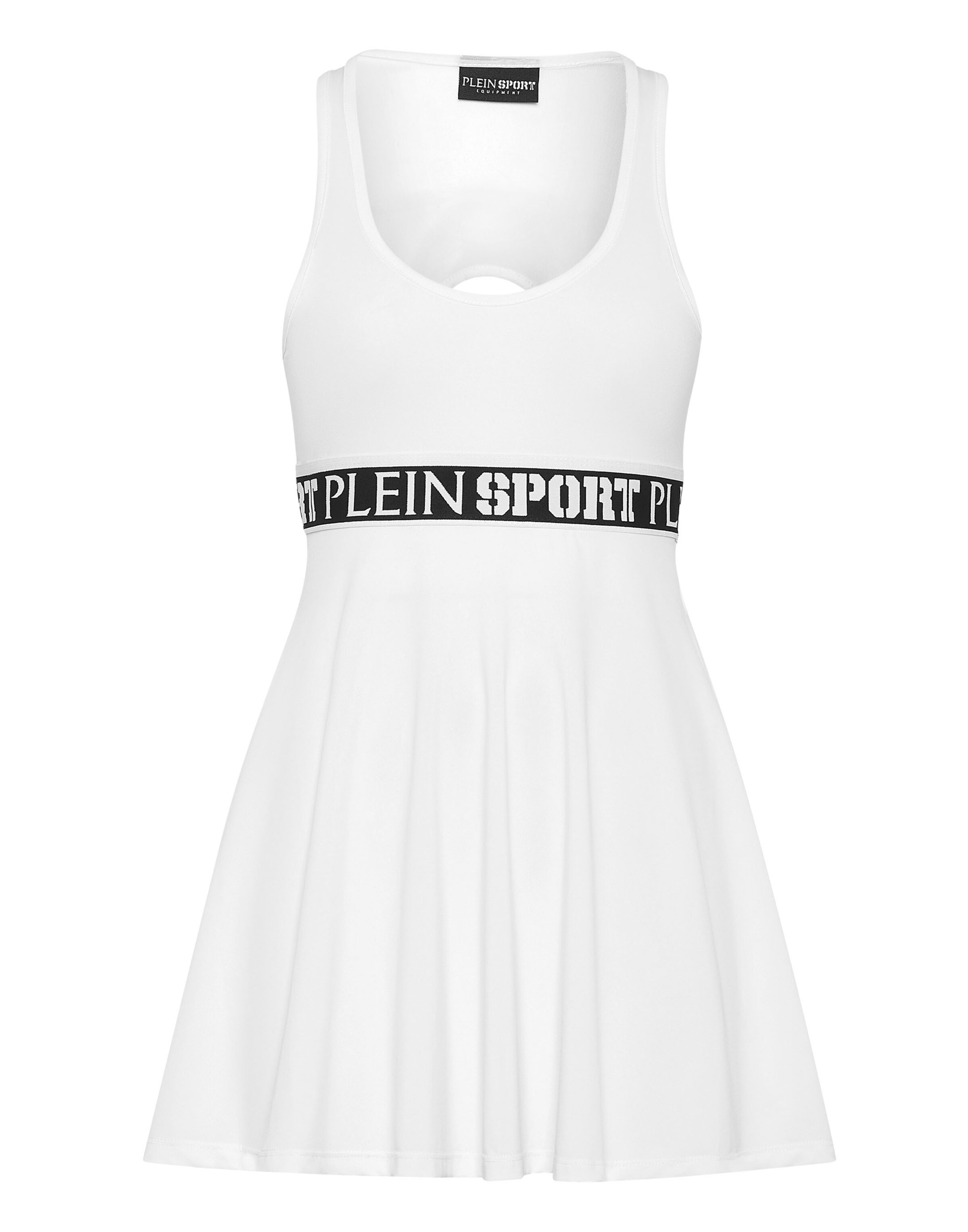 Plein Sport Dress in White: front