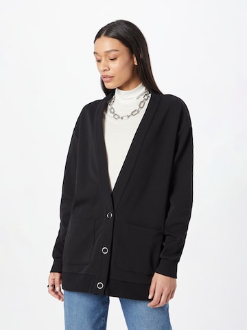 Sisley Knit cardigan in Black: front