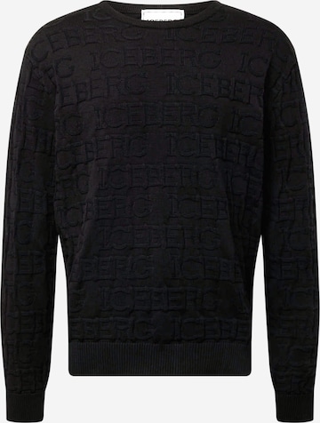 Pullover di ICEBERG in nero: frontale