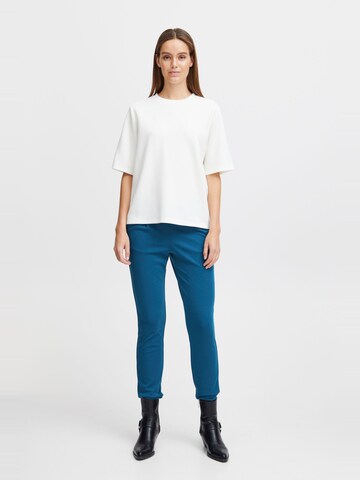 Tapered Pantaloni con pieghe ' RIZETTA ' di b.young in blu