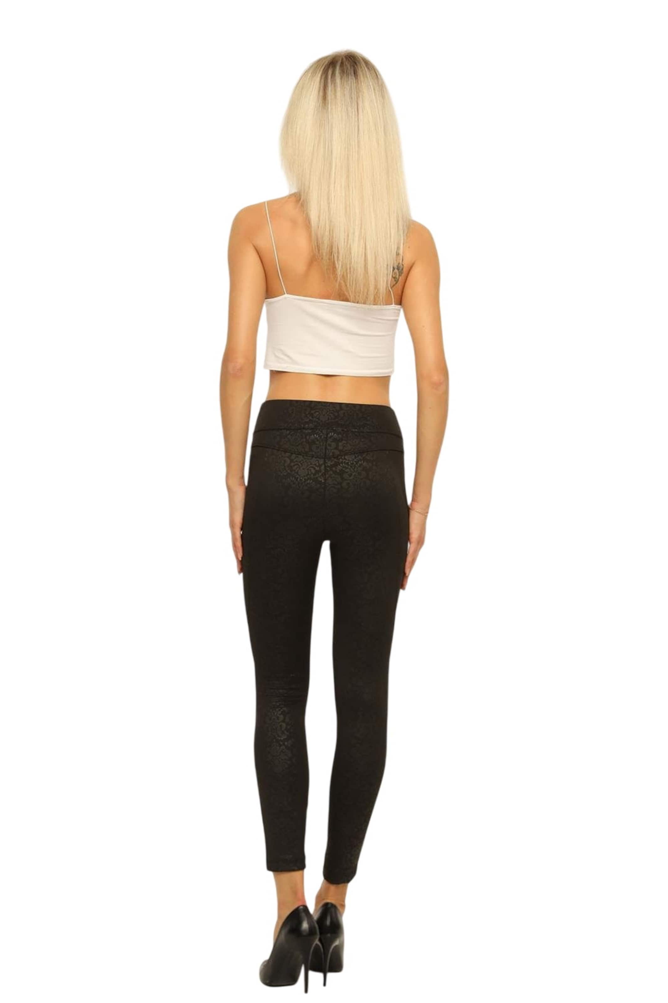 HOME STORE Skinny Leggings in Black