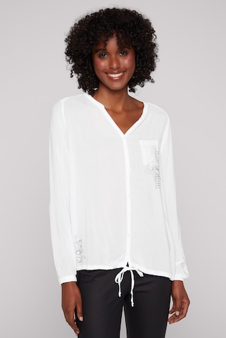 Soccx Blouse 'Memory Lane' in White: front