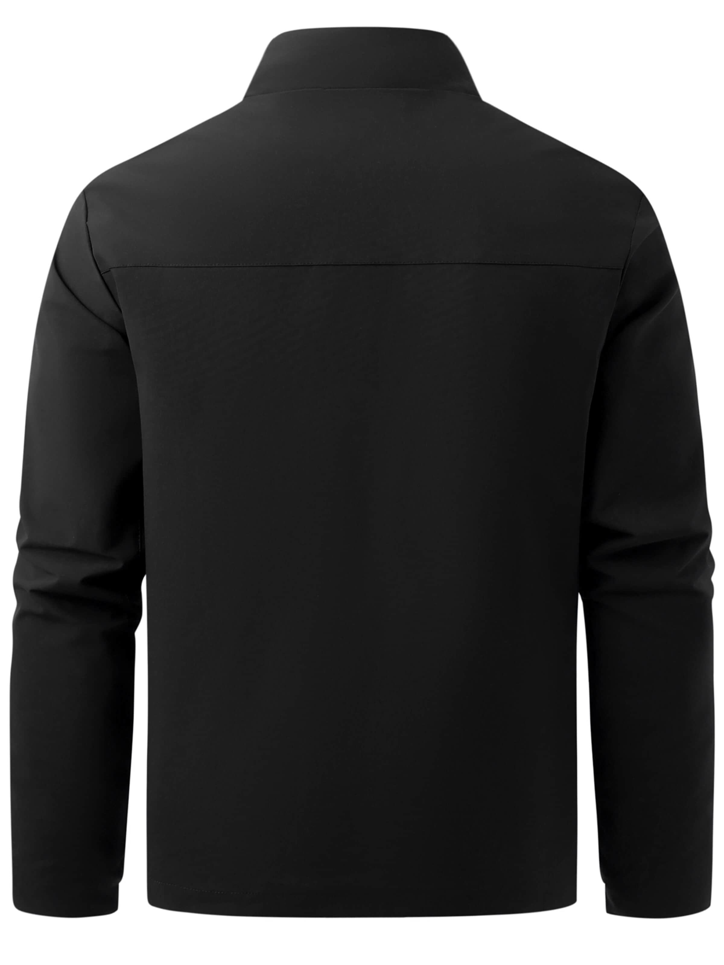 ALLTHEMEN Between-Season Jacket 'Windspur' in Black