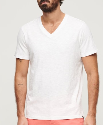 T-Shirt Superdry en blanc : devant