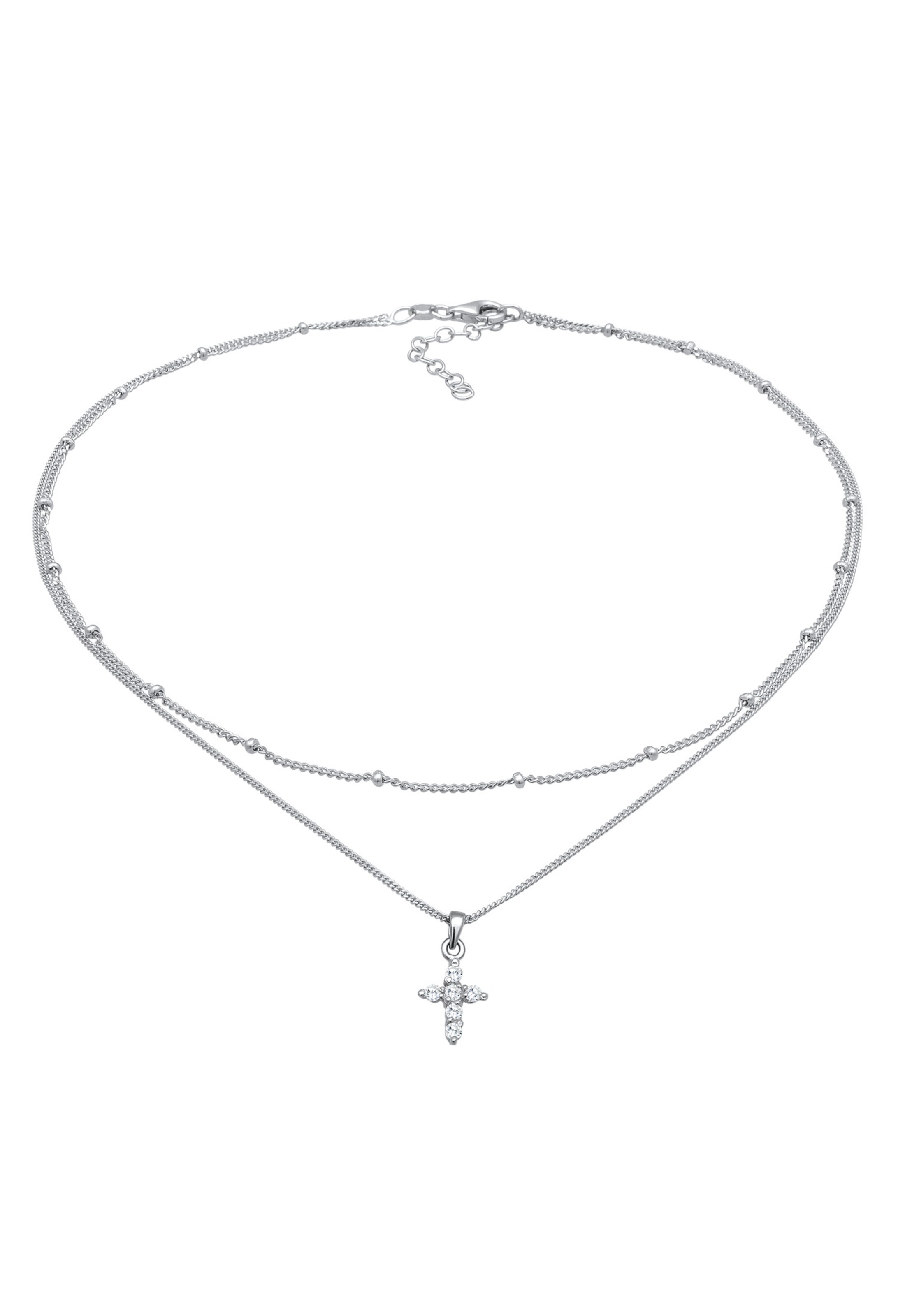 ELLI Ketting in Zilver: voorkant