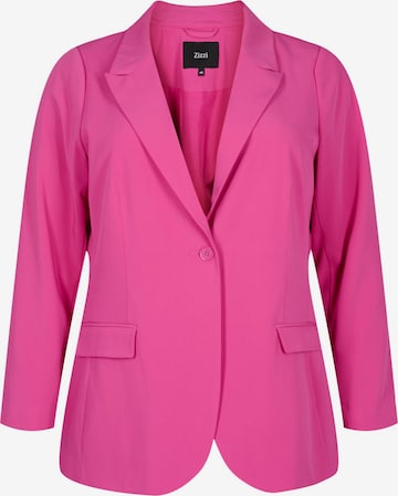 Zizzi Blazer 'MHALEY' i pink: forside