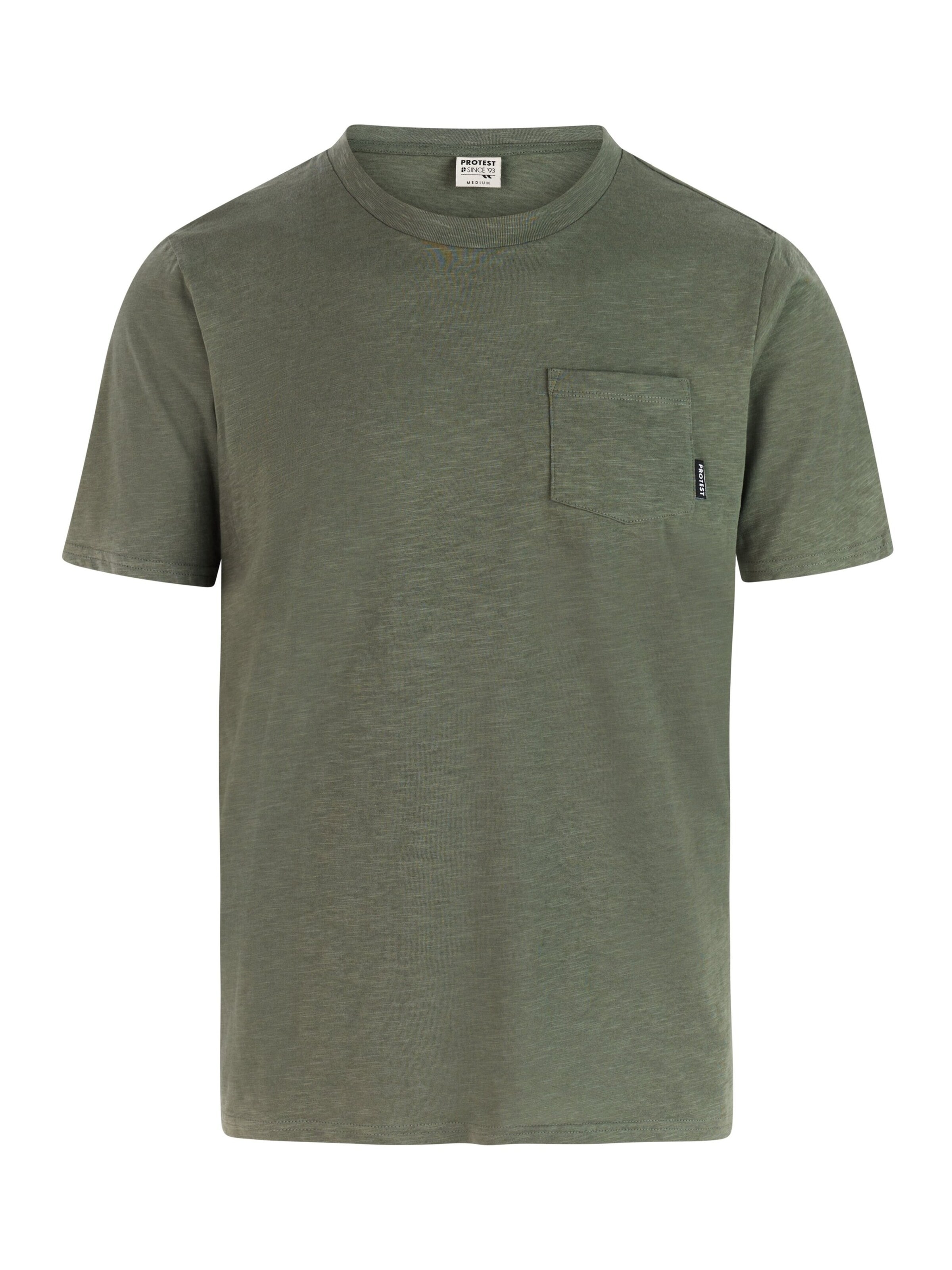PROTEST Shirt 'PRTCruz' in Groen: voorkant