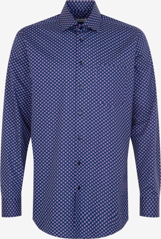 Coupe regular Chemise business SEIDENSTICKER en bleu : devant