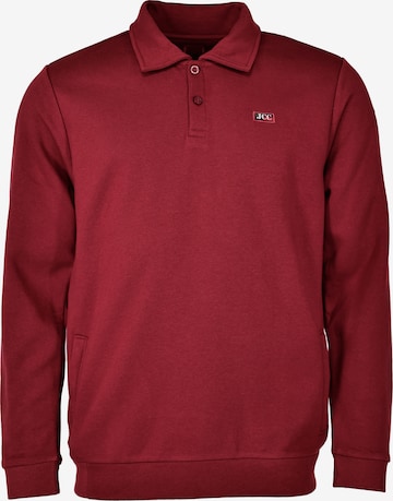 JCC Sweatshirt in Rot: Vorderseite