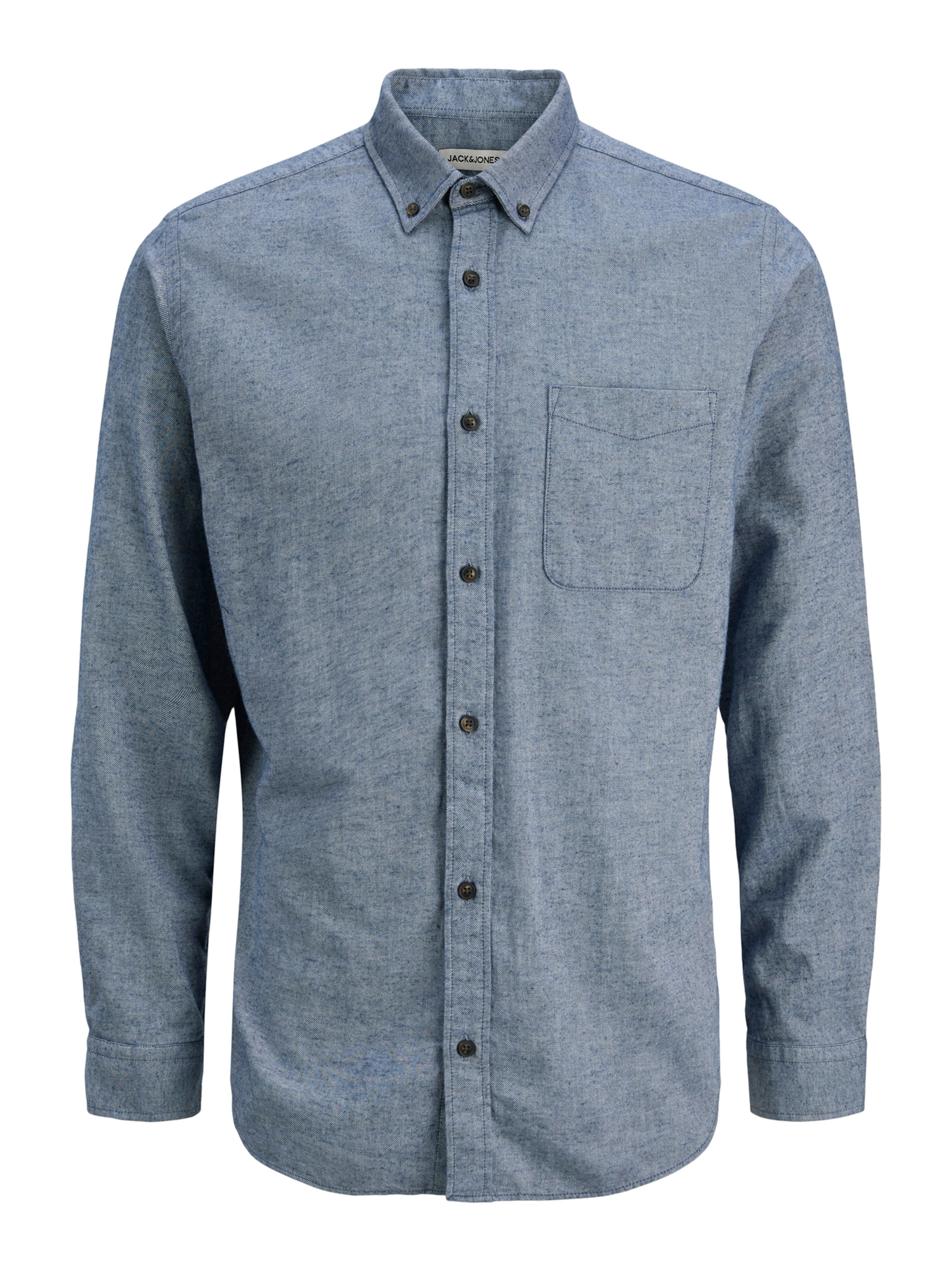 JACK & JONES - Regular Fit Camisa 'JWHCLASSIC' em azul: frente