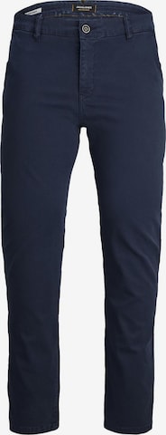 Coupe slim Pantalon chino JACK & JONES en bleu : devant