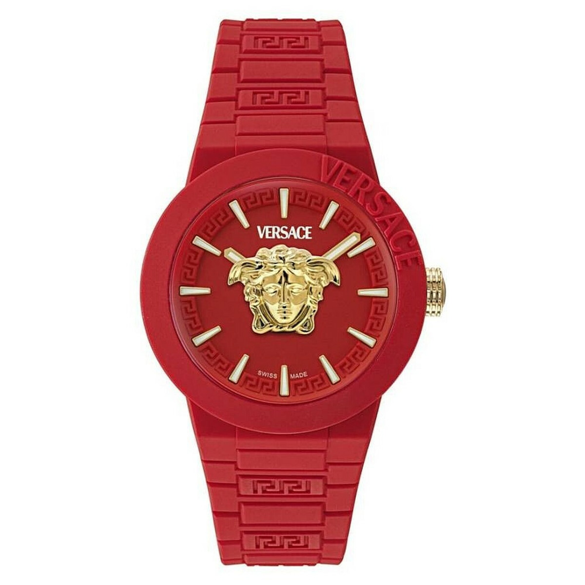 VERSACE Analoog horloge in de kleur Goud / Rood, Productweergave