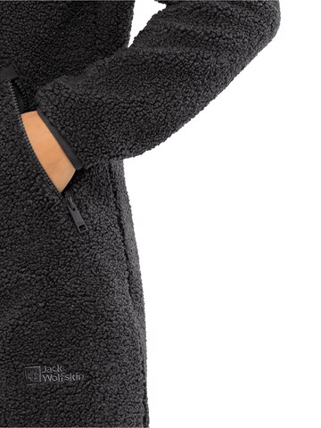 JACK WOLFSKIN Athletic Fleece Jacket in Black