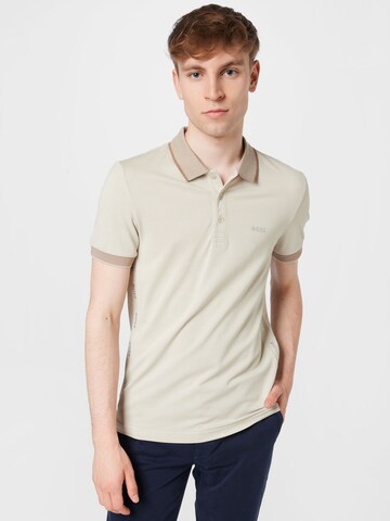 T-Shirt 'Paule' BOSS Green en beige : devant