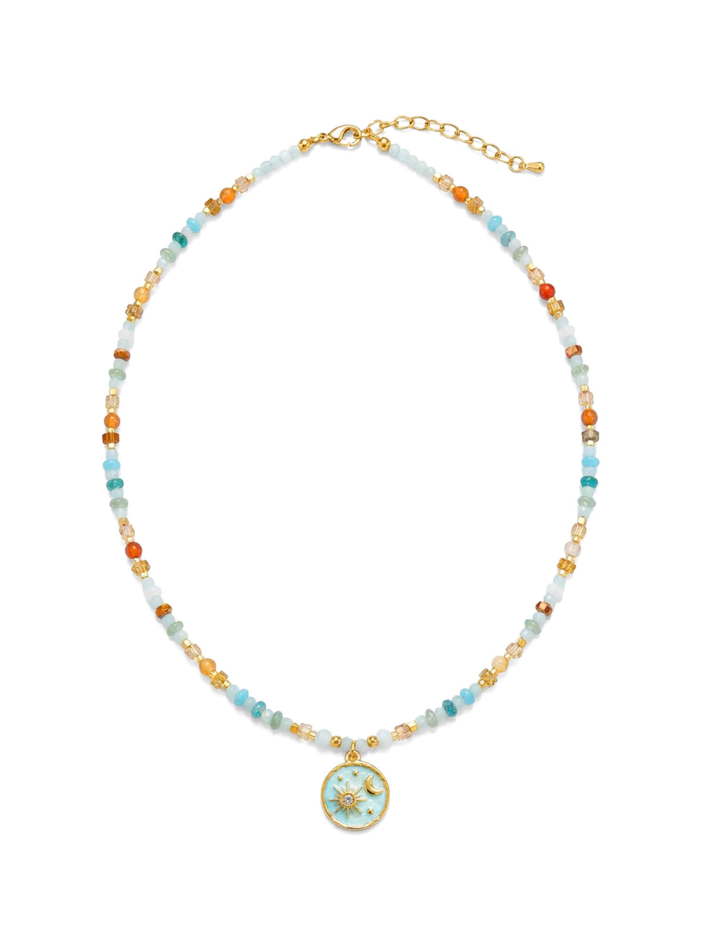 Nemomatheo Necklace 'Mosaico' in Blue