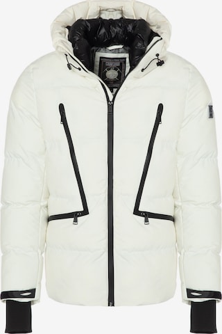 CARISMA Winter Jacket in White: front