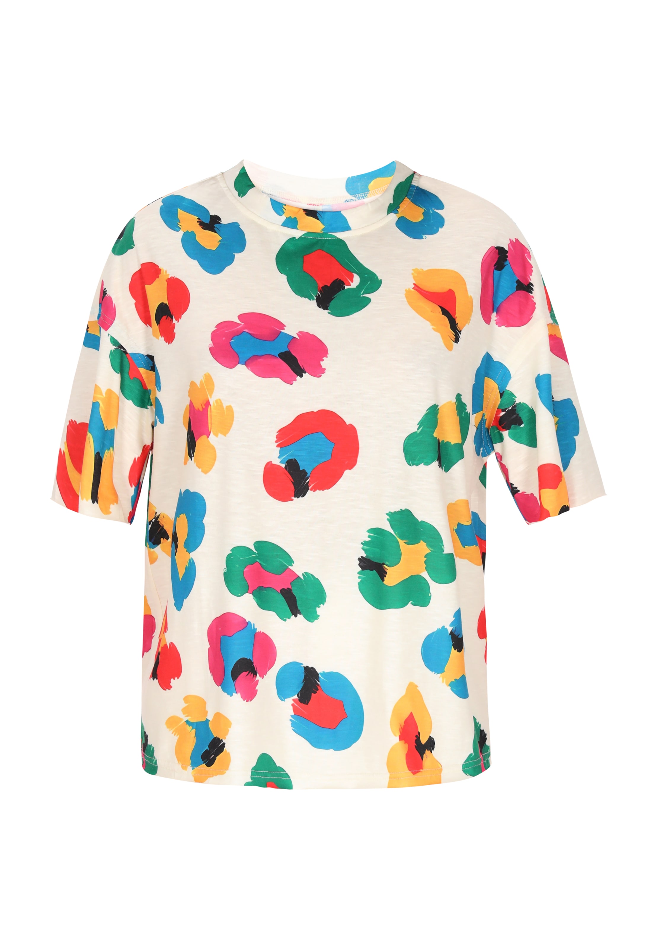 NALLY - Camisa 'Fashion Look' em bege: frente