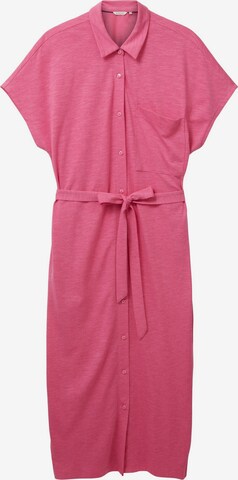 TOM TAILOR Shirt Dress in Pink: front