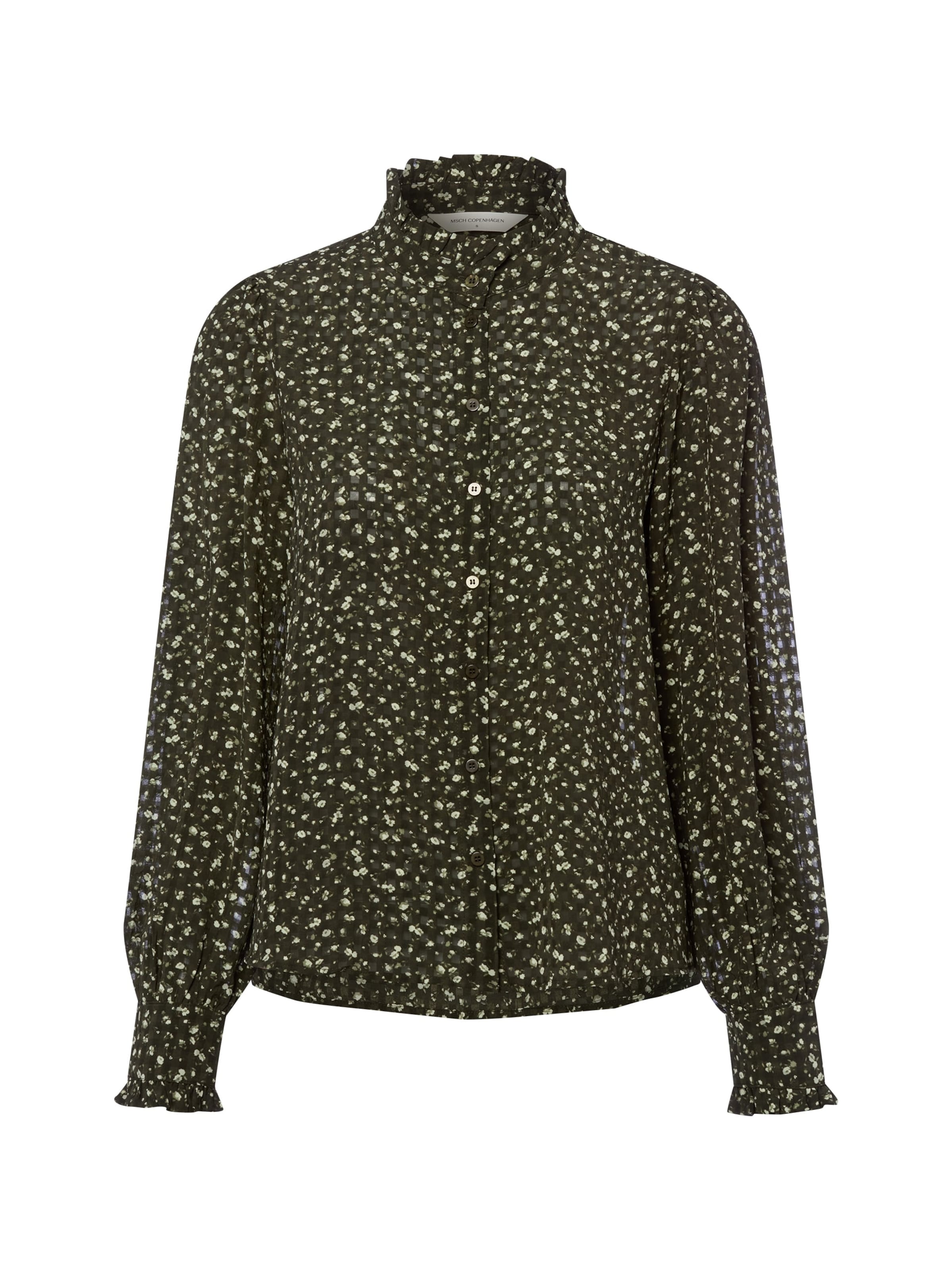 MSCH COPENHAGEN Bluse 'Kaylen Oceanna' in Grün: Vorderseite