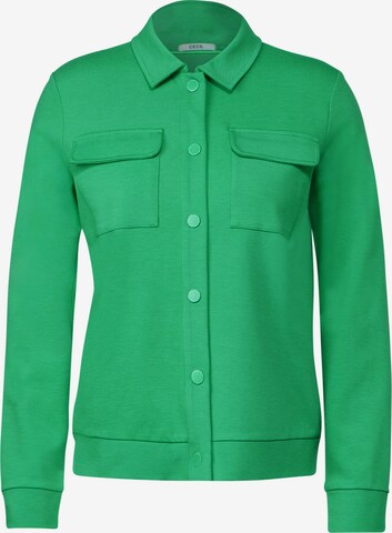 CECIL Between-Season Jacket in Green: front