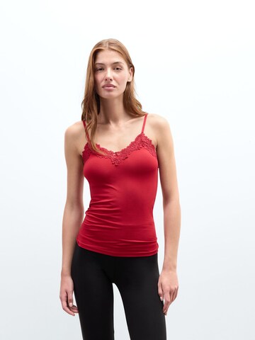 INTIMISSIMI Top 'Pretty Flowers' in Red: front